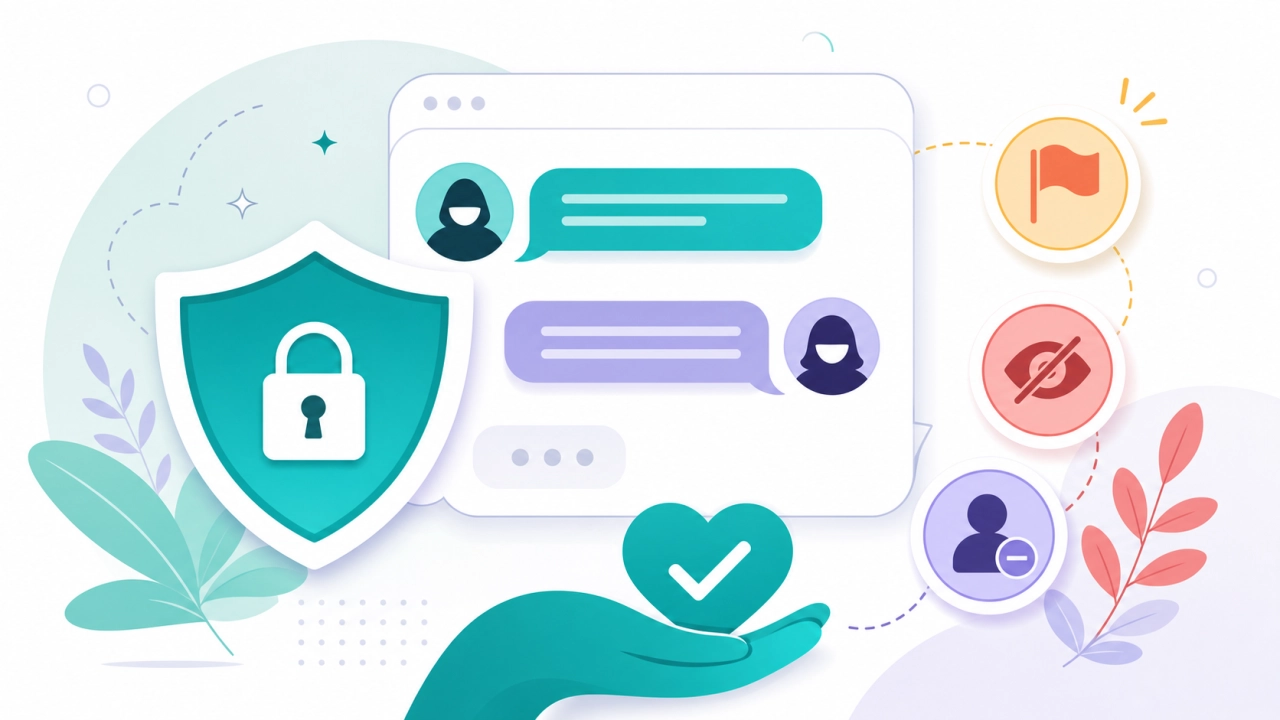 Safe anonymous random chat tools on BuzzChat